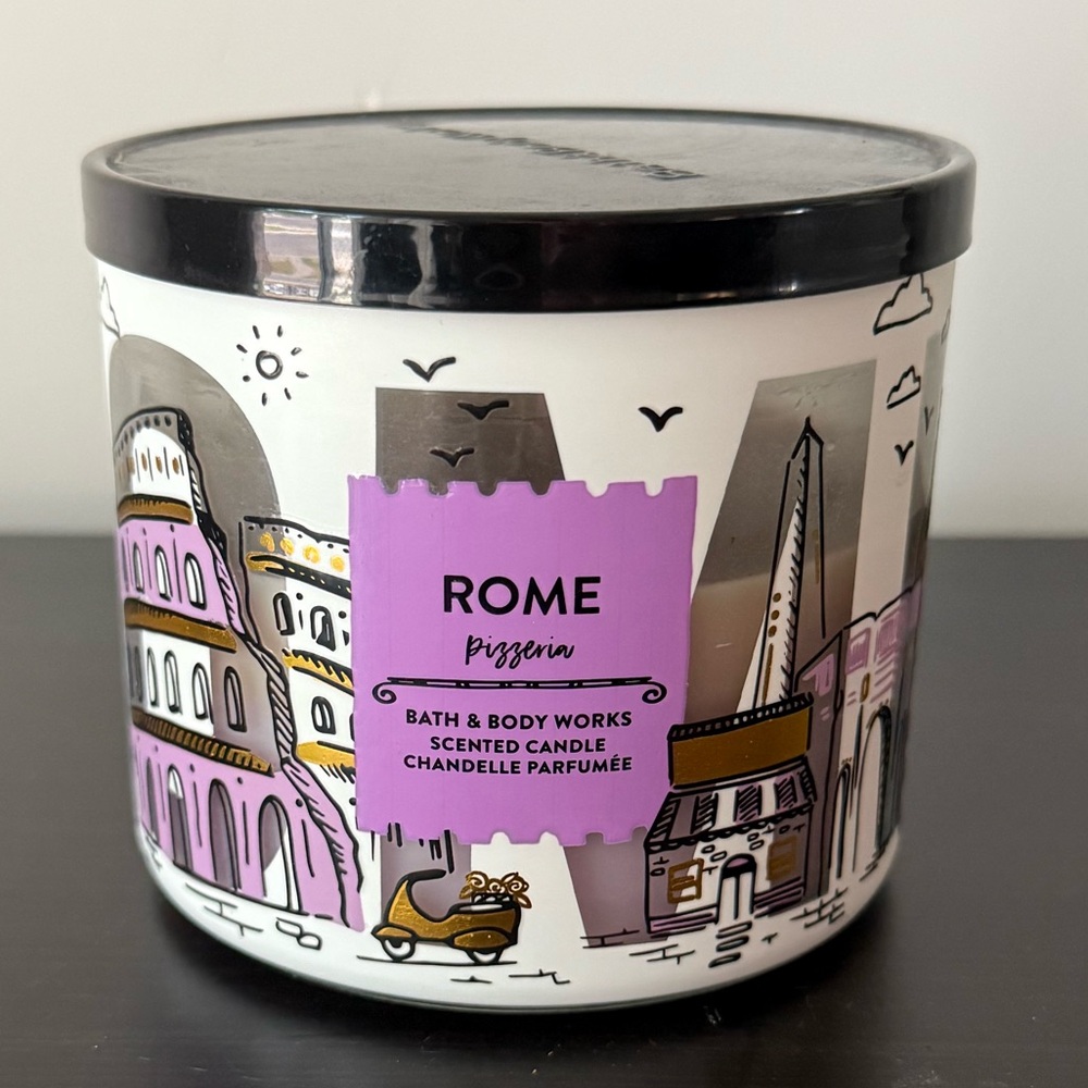 Bath and Body Works Rome Pizzeria Candle Used 411g/14.5 oz